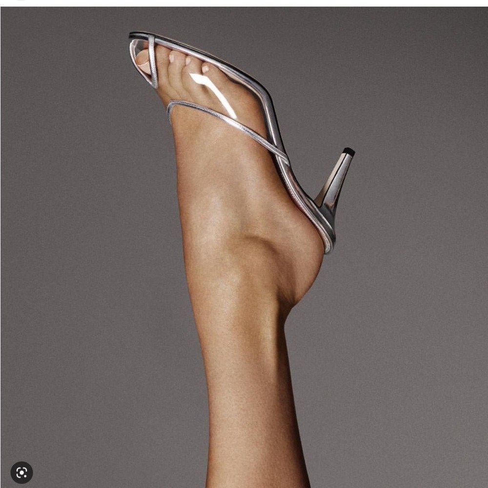 TAMARA MELLON Glass High Heel Clear PVC Sandals NIB